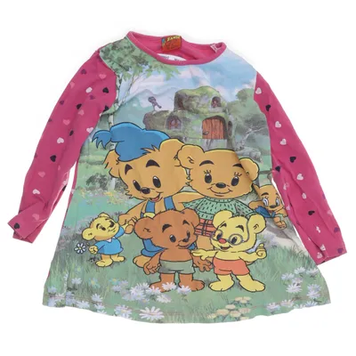 Nattlinne (Flerfärgad) från Bamse Bomull, Elastan