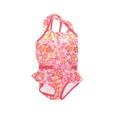Badpak (Roze, Oranje, Meerkleurig) van H&M Elastaan, Nylon