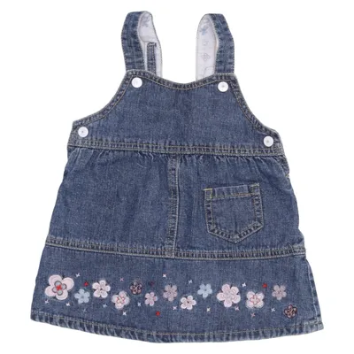 Robe salopette (Bleu, Rose) de H&M Coton
