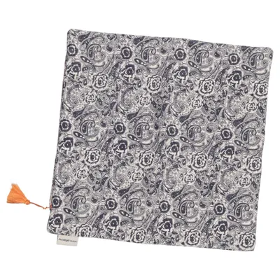 Housse de coussin (Noir, Blanc) de Affari Coton