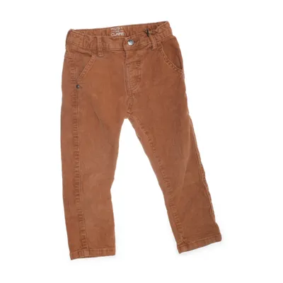 Corduroy broek (Bruin) van Hust & Claire Katoen, Elastaan