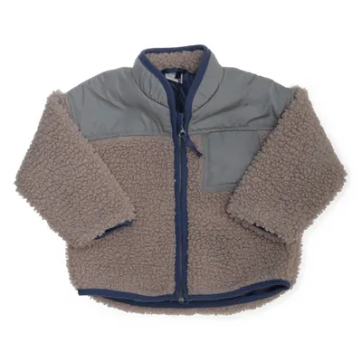 Fleecejacka (Beige, Blå, Grå) från Lindex Baby Polyester