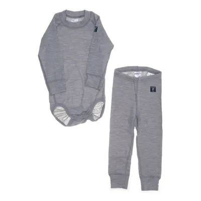Set (Gray) from Polarn O. Pyret Merino wool