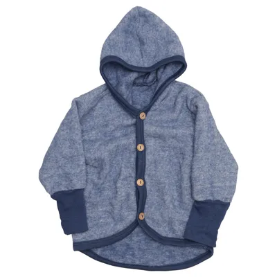 Cardigan (Blauw) van Cosilana Wol