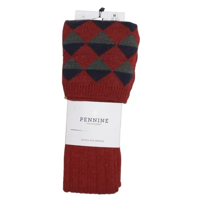 Knæstrømper (Rød, Grøn, Blå) fra Pennine Socks Merinould