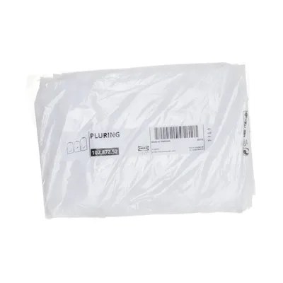 Resegarderob (Vit, Transparent) från IKEA