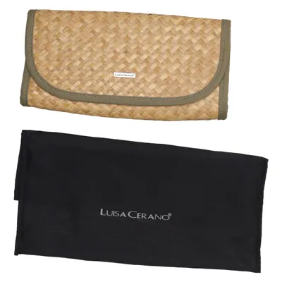 Envelope bag (Brown, Green) from Luisa Cerano