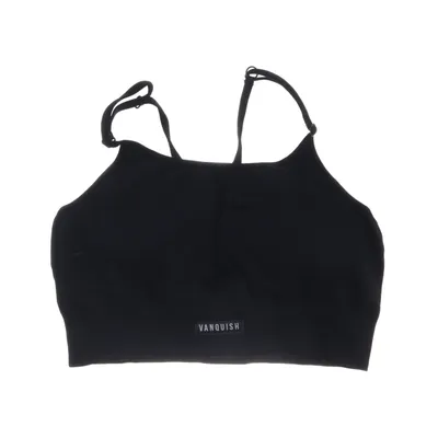 Sports bra (Black) from Vanquish Fitness Elastane, Polyamide