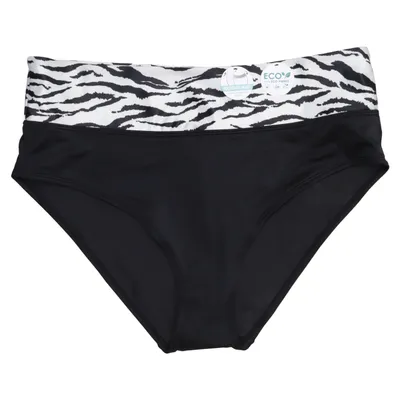 Bikini broekje (Zwart, Wit) van Hop Lun Elastaan, Polyester