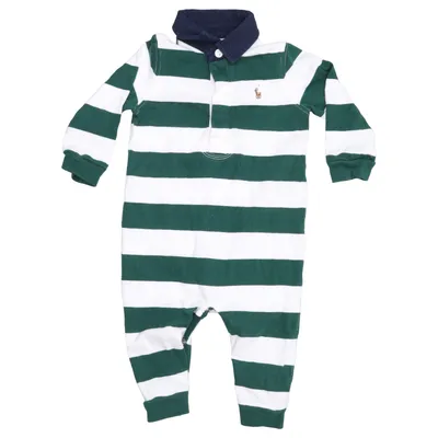 Barboteuse (Vert, Blanc, Bleu) de Ralph Lauren Coton