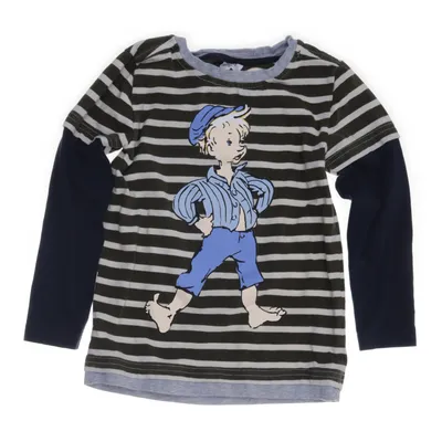 Long sleeve T-shirt (Blue, Green, White) from Emil i Lönneberga Organic cotton, Elastane