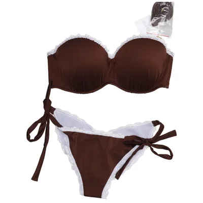 Bikini (Brun) från Love by Lola Elastan, Polyester