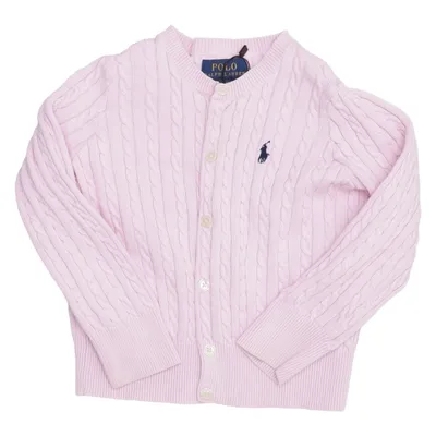 Cardigan (Rose) de Polo Ralph Lauren Coton