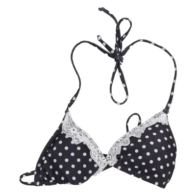 Bikini top (Sort, Hvid) fra Nelly Elastan, Genanvendt polyester