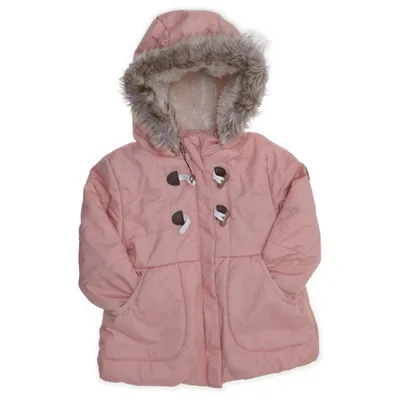 Vinterfrakke (Pink) fra Topomini Akryl, Genanvendt polyester
