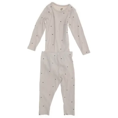 Sæt (Beige) fra H&M Basic Bomuld, Elastan