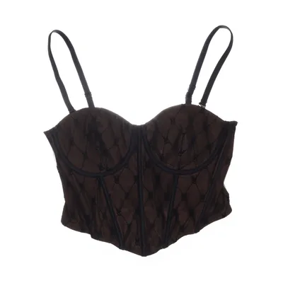 Bustier (Brun, Sort) fra Amisu Elastan, Polyamid, Polyester