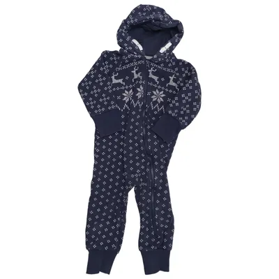 Heldragt (Blå, Hvid) fra MyWear Baby Bomuld, Polyamid