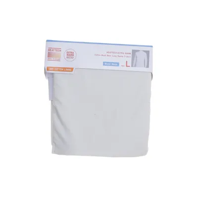 Långärmad t-shirt (Vit) från Uniqlo Bomull