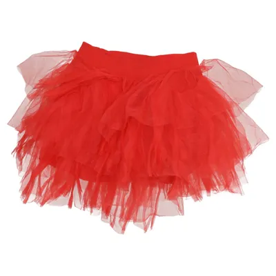 Tule rok (Rood) Katoen, Elastaan