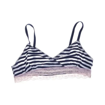 Bralette (Wit, Blauw) van Hampton Republic Katoen, Elastaan