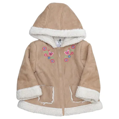 Shearlingjakke (Beige, Hvid) fra Little Me Polyester
