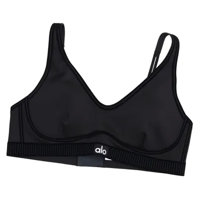 Sport-bh (Zwart) van Alo Yoga Elastaan, Polyester