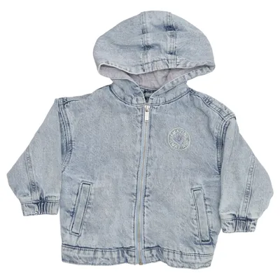 Veste en jean (Bleu) de Reserved Coton, Polyester