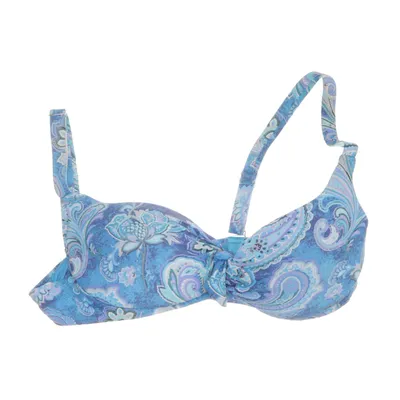 Bikini top (Blauw, Meerkleurig) van Calzedonia Elastaan, Polyamide, Polyester