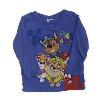 T-shirt à manches longues (Bleu, Multicolore) de Paw Patrol Coton biologique, Coton recyclé