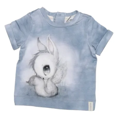 T-shirt (Blau) von Mrs Mighetto x H&M Baumwolle, Elasthan
