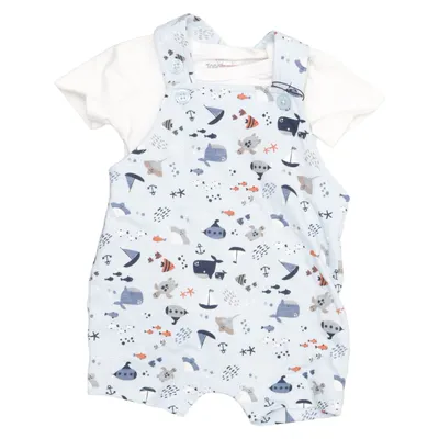 Ensemble (Bleu, Blanc, Multicolore) de Topomini Coton