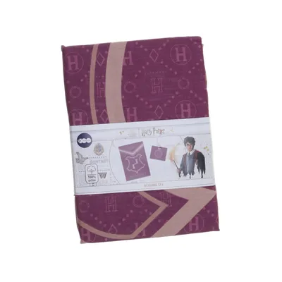 Bäddset (Rosa, Flerfärgad) från Wizarding World Bomull