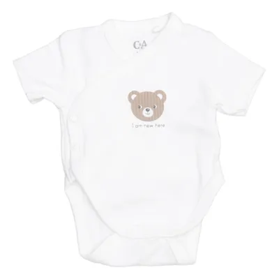 Body (Blanc) de Baby C&A Coton, Élasthane
