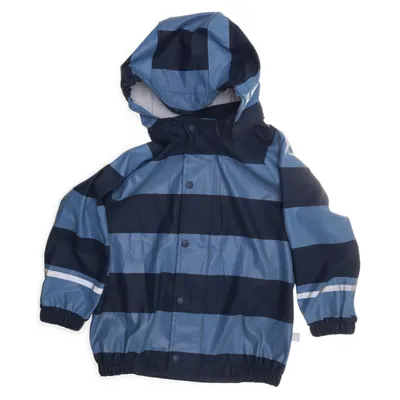 Regnjacka (Blå, Svart) från Friend's Polyester