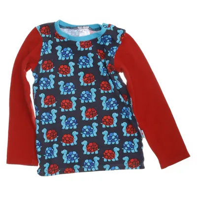 T-shirt à manches longues (Rouge, Bleu, Gris) de Babauba Coton, Élasthane