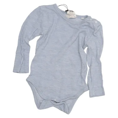 Body (Bleu) de People Wear Organic Coton biologique, Soie, Laine