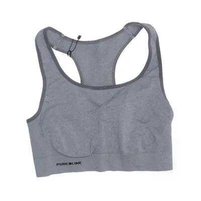 Sports bra (Gray) from Pure Lime Elastane, Polyamide, Polyester