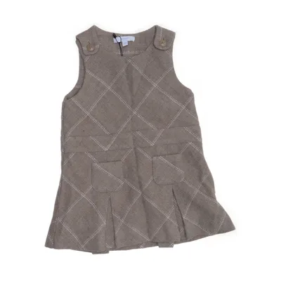 Jurk (Beige, Wit) van Jacadi Acryl, Katoen, Wol