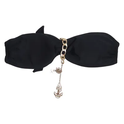 Haut de bikini (Noir) de TopMelon Élasthane, Polyamide, Polyester