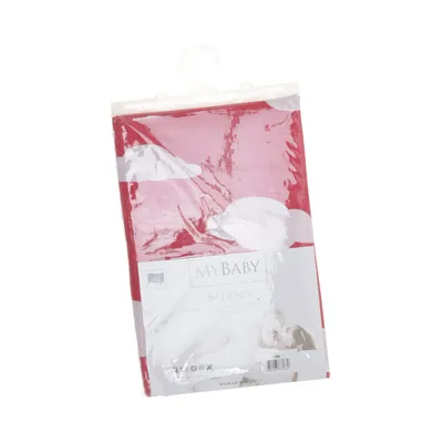 Bäddset (Rosa, Vit) från My Baby Bomull