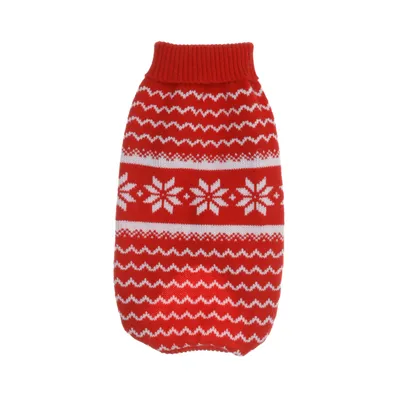 Hundkläder (Röd, Vit)