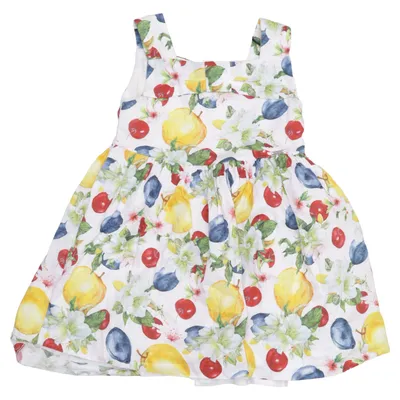 Robe (Blanc, Multicolore) de Mayoral Coton