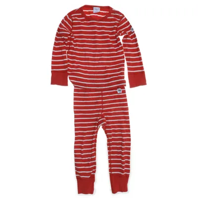 Pajamas (Red, White) from Polarn O. Pyret Organic cotton