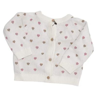Cardigan (Beige, Multicolore) de Lil' Atelier Coton biologique, Coton recyclé