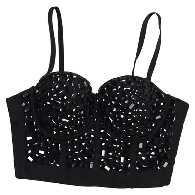 Bustier (Svart) från Sistaglam Elastan, Polyester
