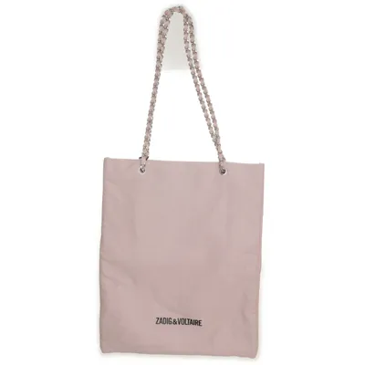 Skuldertaske (Pink) fra Zadig & Voltaire Parfums Bomuld, Polyester