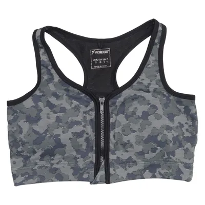 Sport-BH (Grå, Svart) från Workout Elastan, Polyester