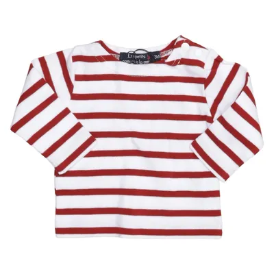 T-shirt à manches longues (Rouge, Blanc) de Les Petites Coton