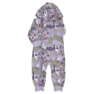 Overall (Lila, Flerfärgad) från Moomin by Martinex Bomull, Elastan